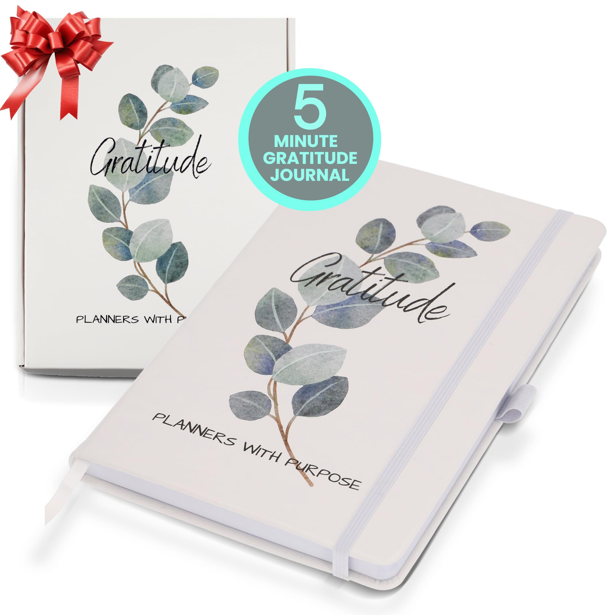 Planners with Purpose Gratitude Journal for Women - 5 Minute Daily Self Care & Mindfulness Planner with Guided Prompts for Positivity, Affirmations,