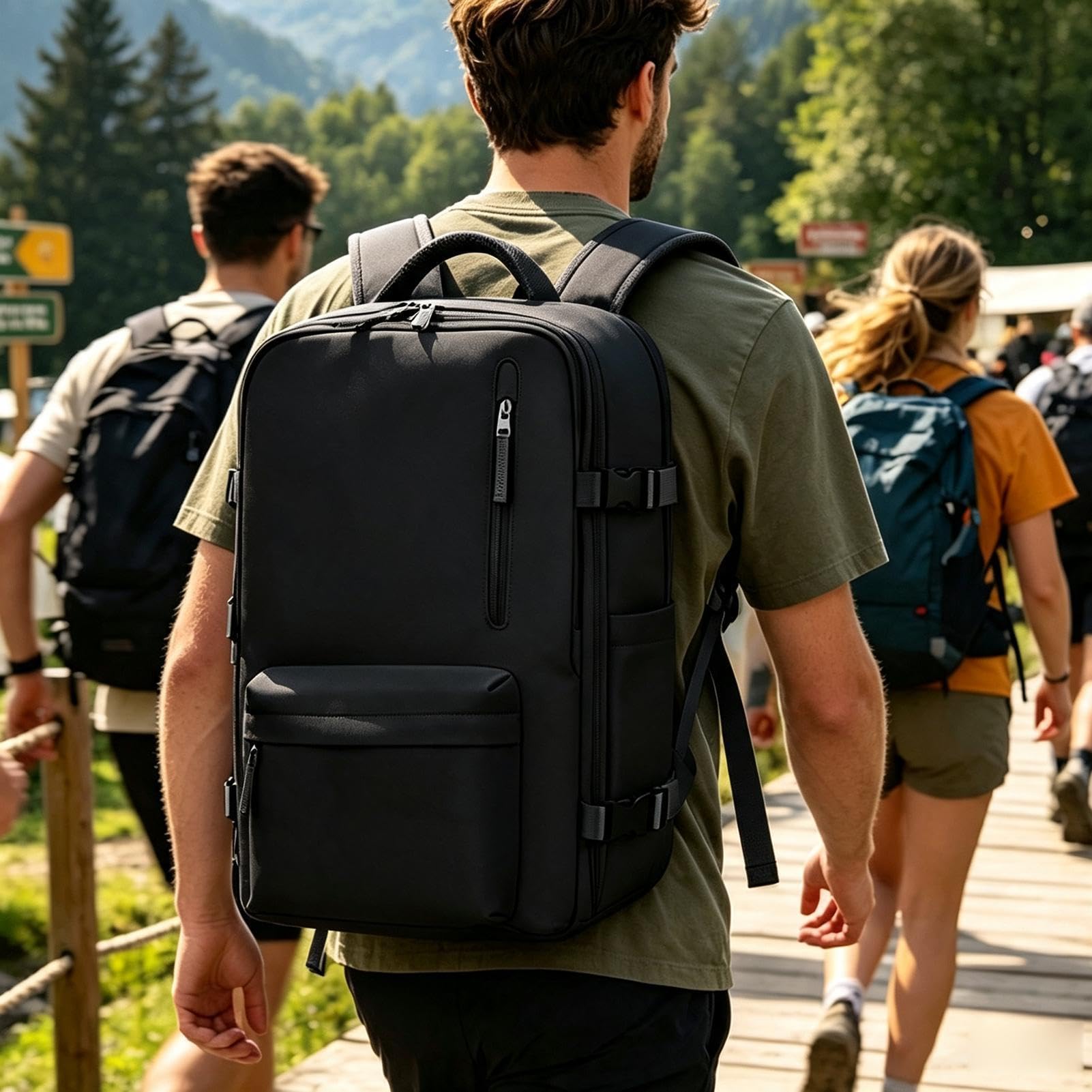 Zaino Da Viaggio Con Scomparto Scarpe Zaino Da Viaggio Per Computer | Zaino Da Cabina Per Aereo Per Viaggio, Lavoro, Scuola, Pendolarismo, Escursionismo, Spiagg