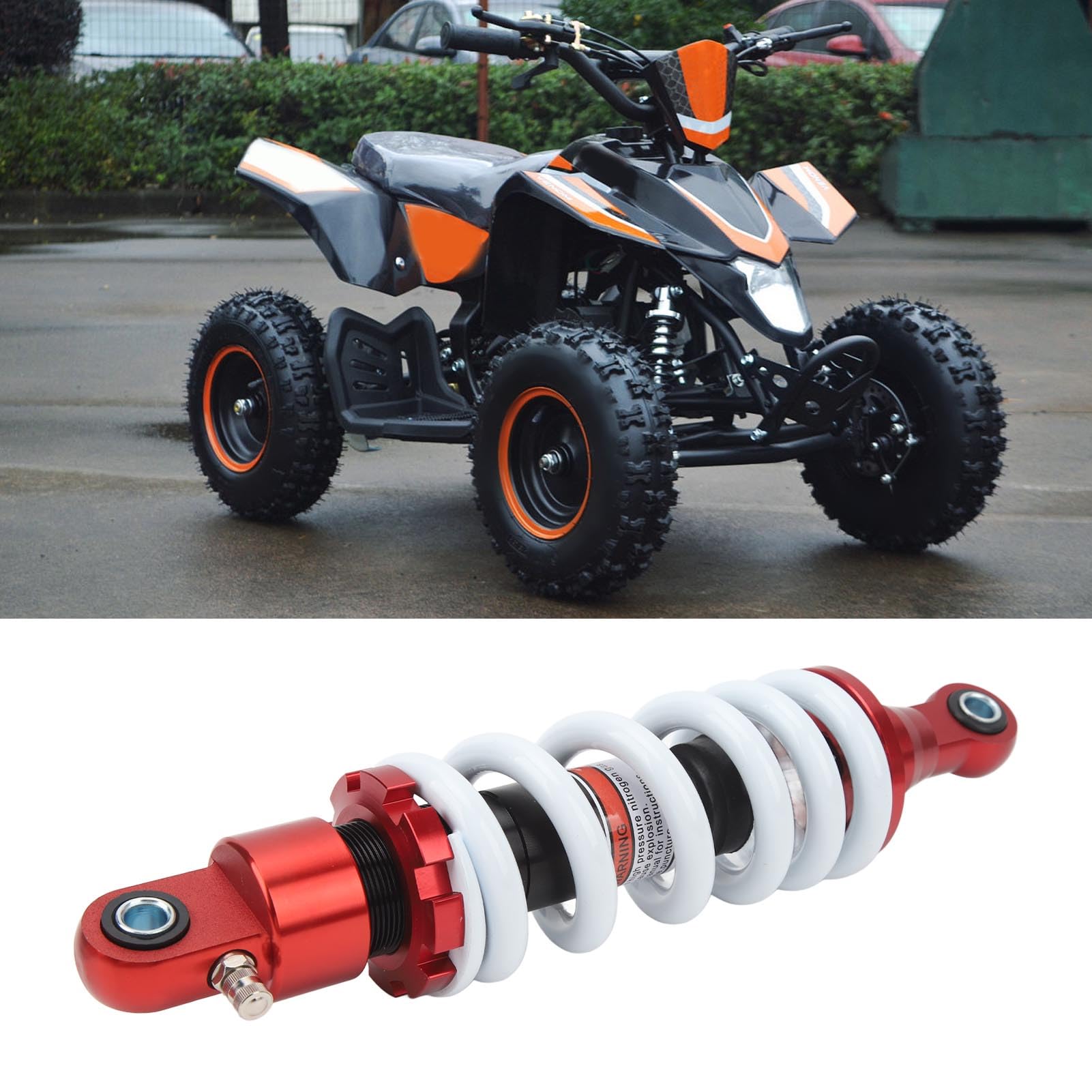 295mm Rear Back Shock Absorber Shocker Suspension Pit Quad Dirt - Foto 7