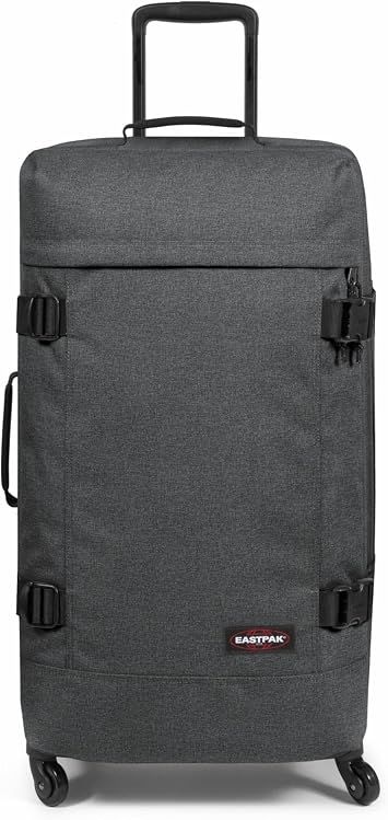 EASTPAK TRANS4 L Suitcase, Black Denim Grey, Talla unica, suitcase