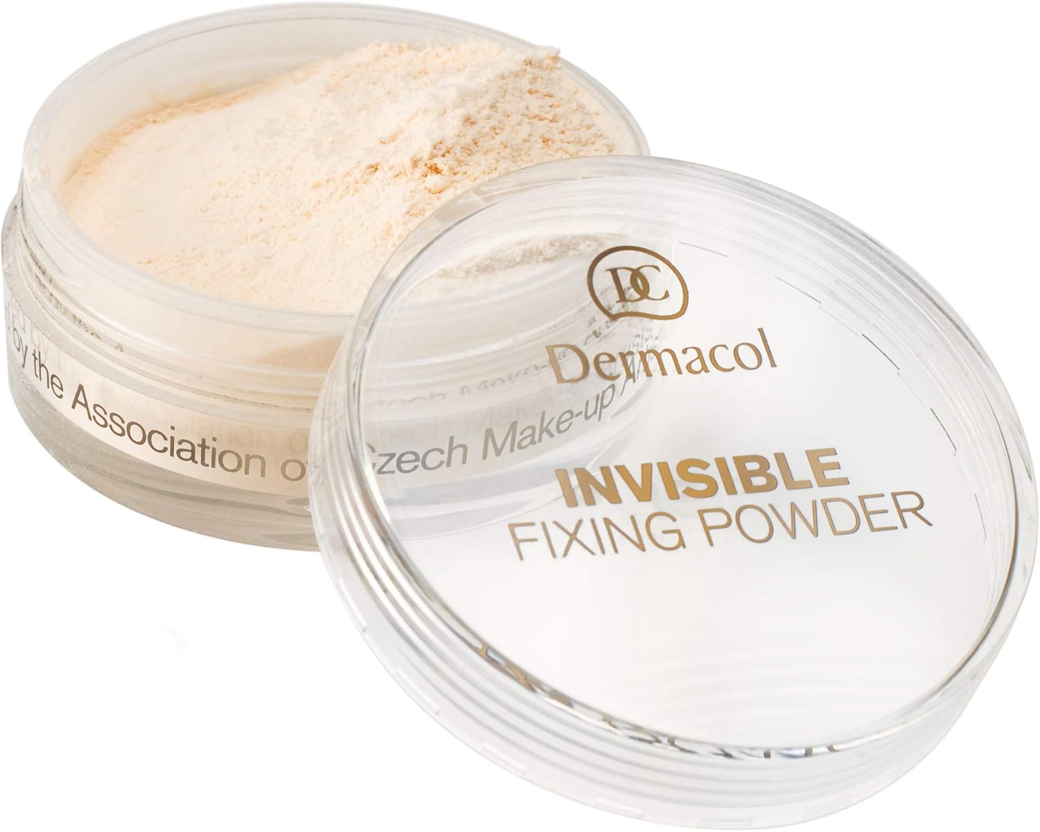 Dermacol Invisible Fixing Face Powder, Touchproof Translucent