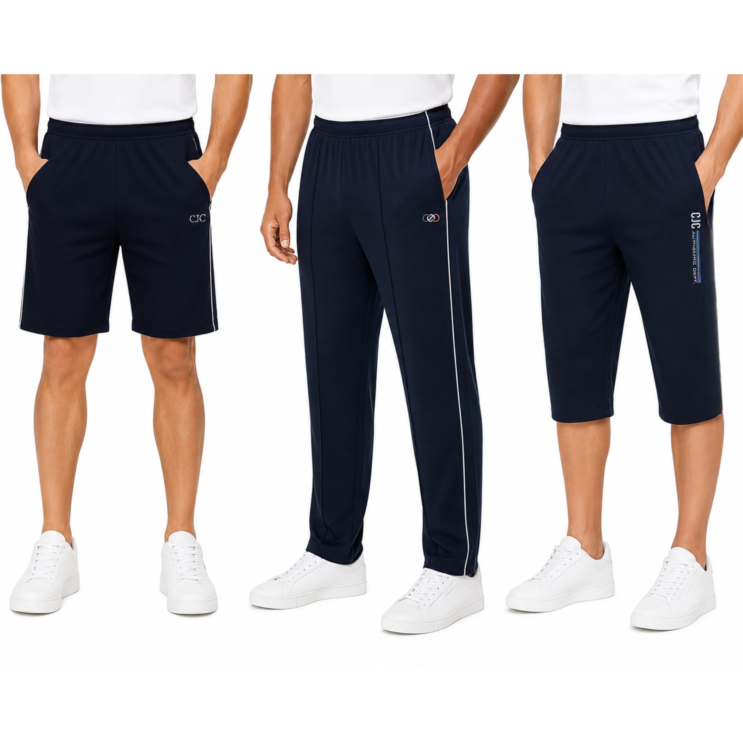charlie Cotton Stretch Track Pants for Man with Deep Side Zipped Pocket | Sporty Cotton Lounge Pants for Men | Casual, Gym, Travel, Nightwear & Sportswear Pyjamas-picture-46