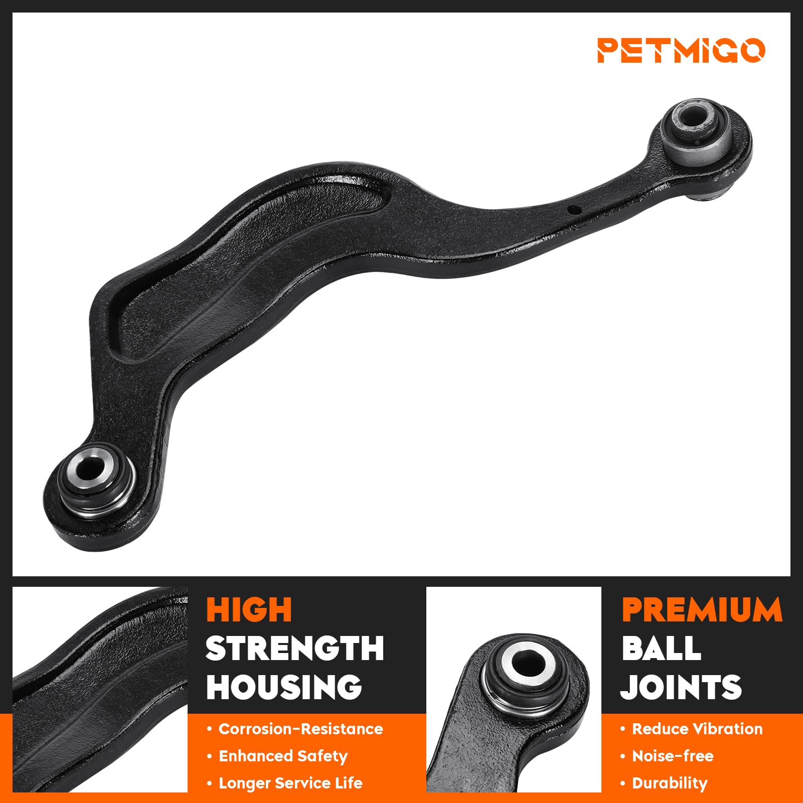 Rear Upper Control Arm Left Side For Acadia, Outlook, Traverse - Direct Fit Replacement 7 thumbnail image