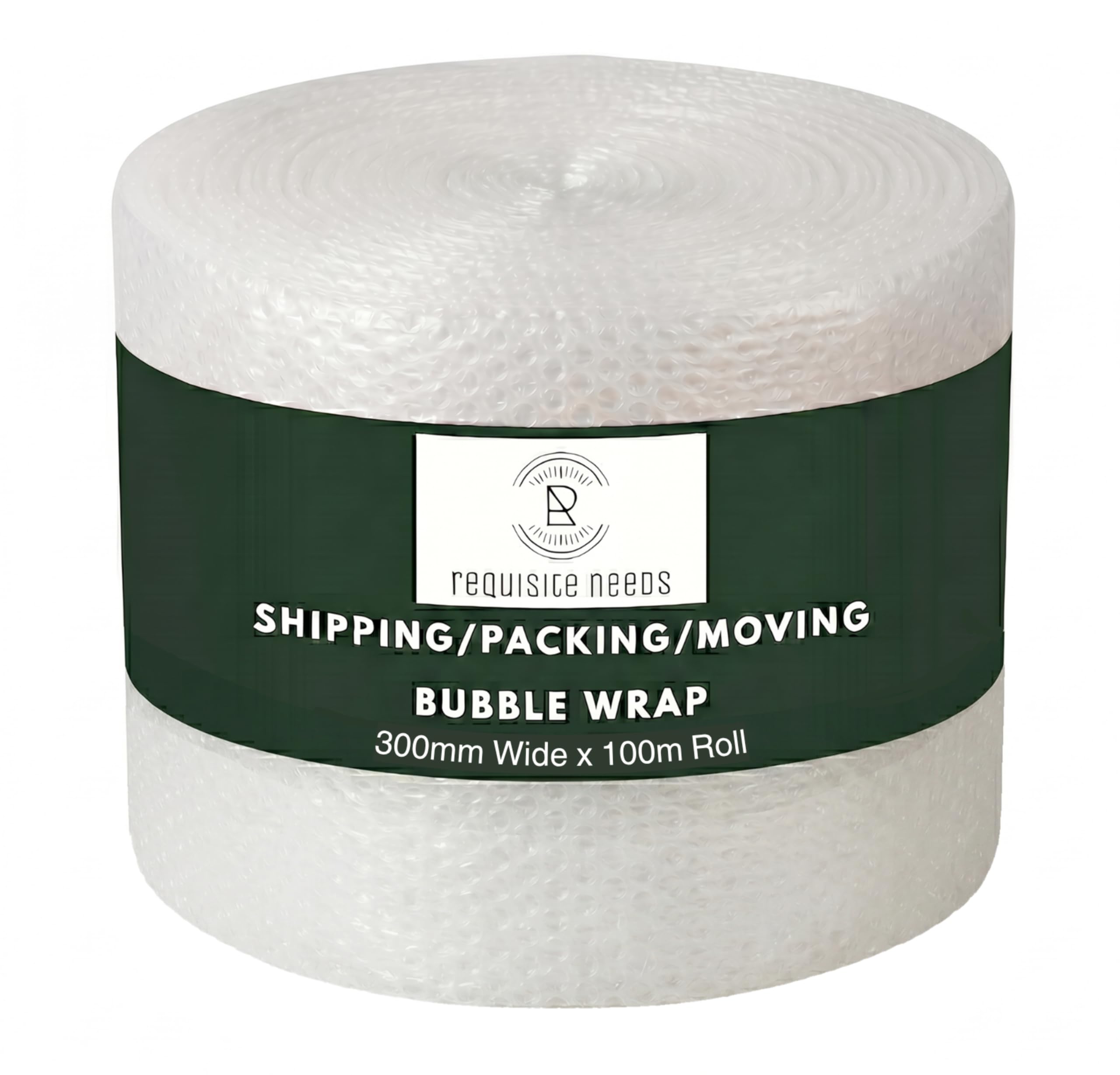 Requisite Needs Clear 300Mm X 100M Large Bubble Wrap Roll, Ideal For Moving House, Packing And Shipping