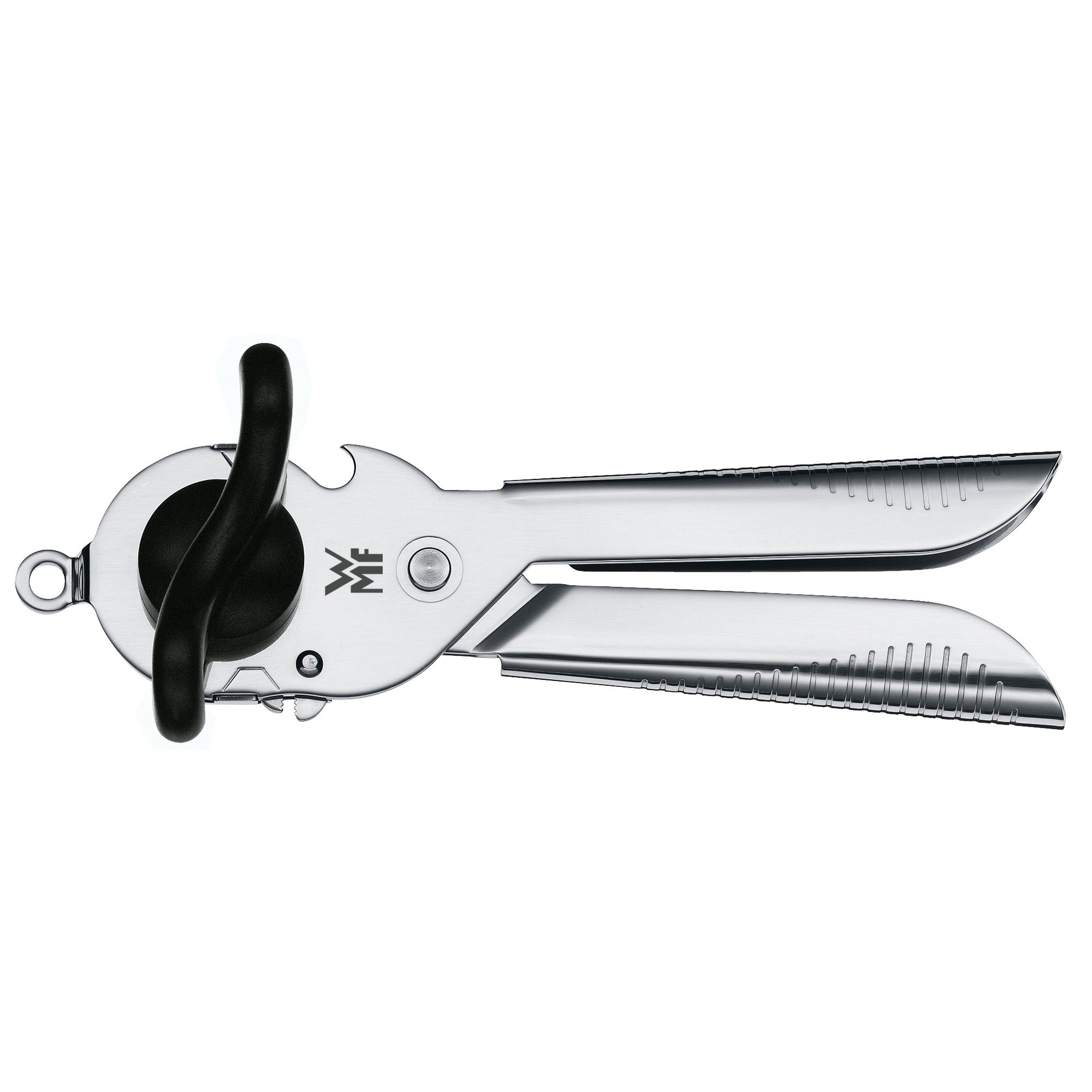 WMF Tin Up Dosenöffner mit Kapselheber 20 cm, Cromargan Edelstahl, Kunststoff, spülmaschinengeeignet & KNOBLAUCHPRESSE PROFI PLUS