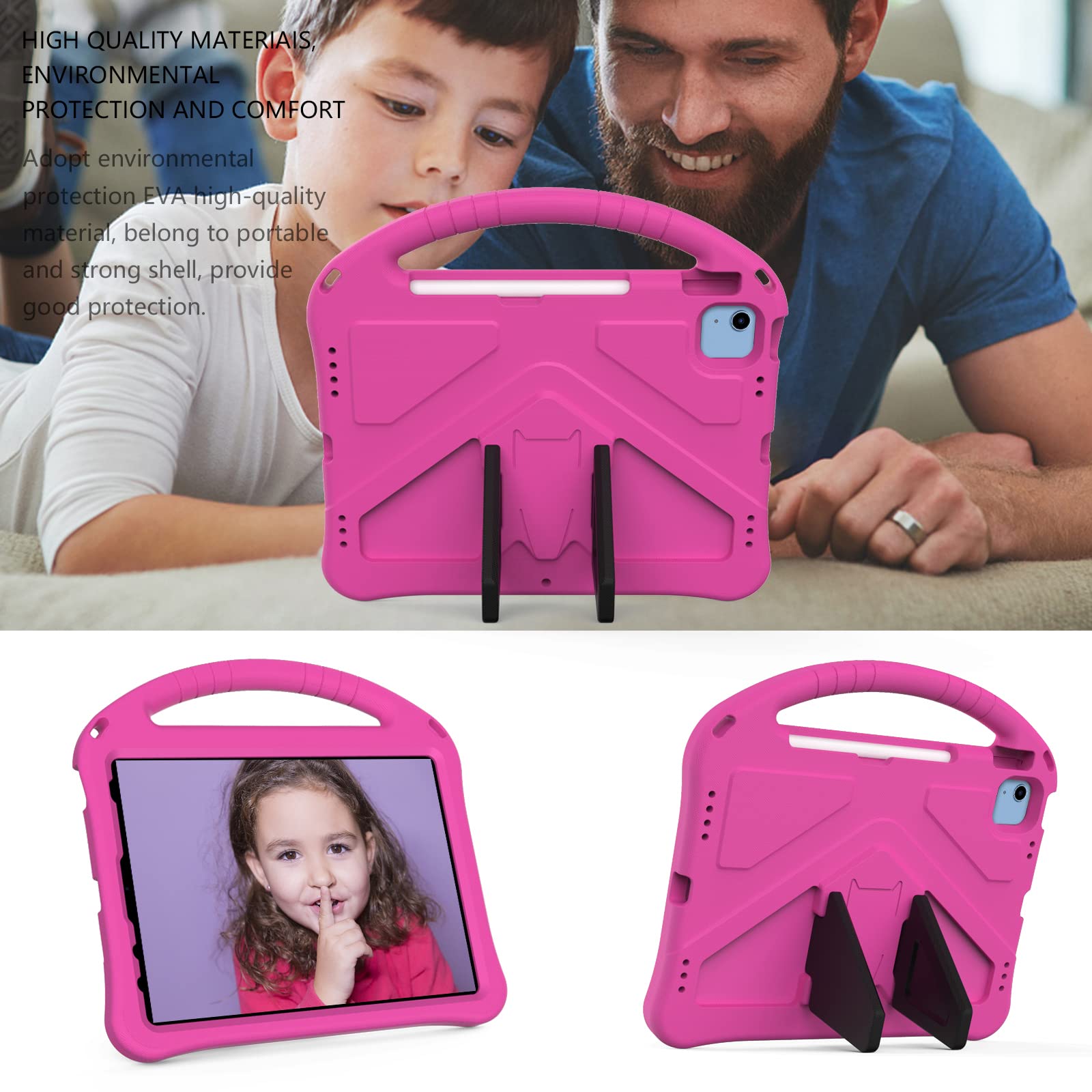 Gexmil Custodia Per IPad Pro 11 Pollici,4a/3a/2a/1a Generazione(2022/2021/2020/2018) Cover In Pelle Vera Con Supporta La Ricarica Di Pencil,Auto Svegliati/Sonno,Cuoio Cerato,Marrone