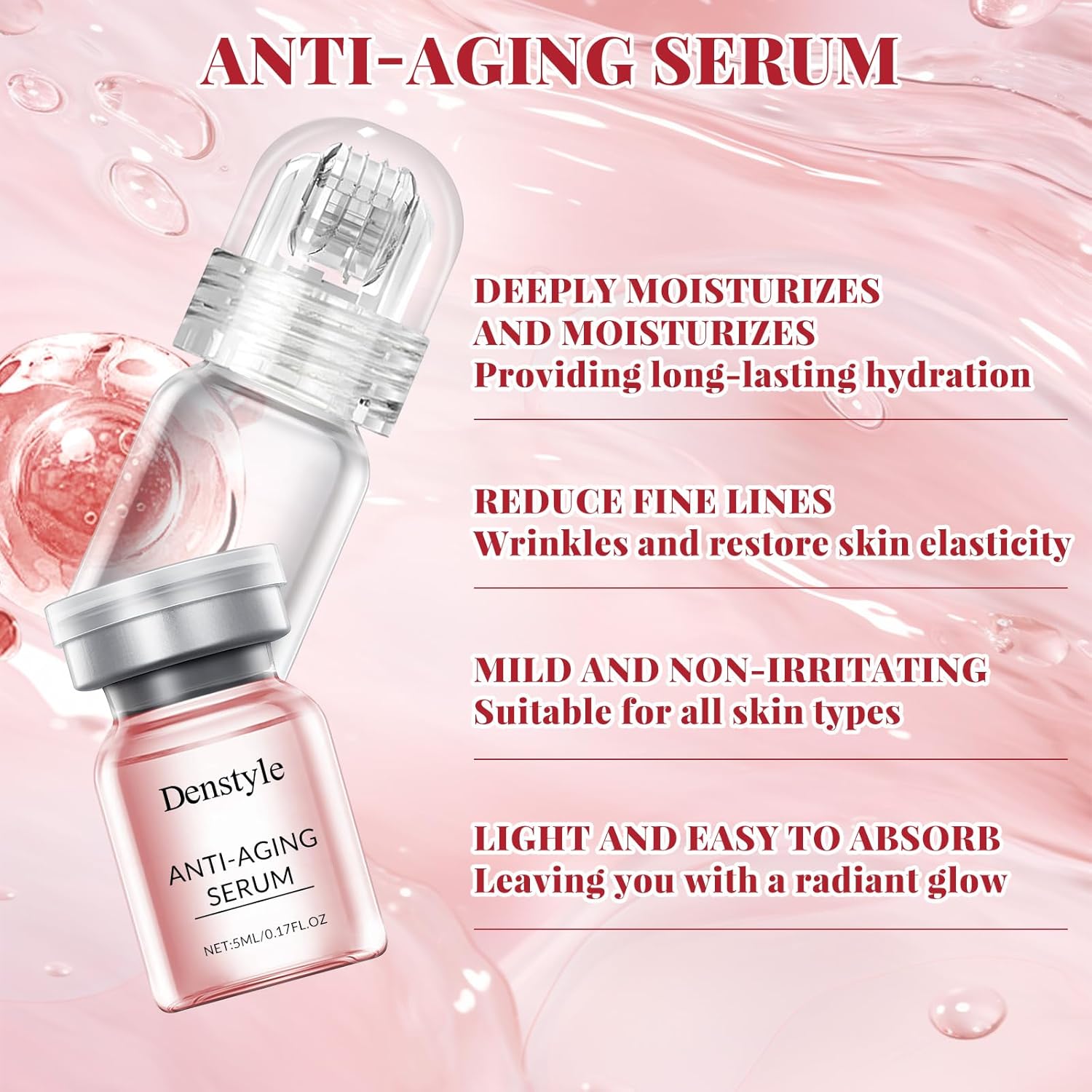 Micro Infusion for Skin Care, Facial Moisturizing Serum with Hyaluronic Acid, At-Home Facial Beauty Set, Hydrating Skincare Gifts for Women, 2-Month-supply - Image 5