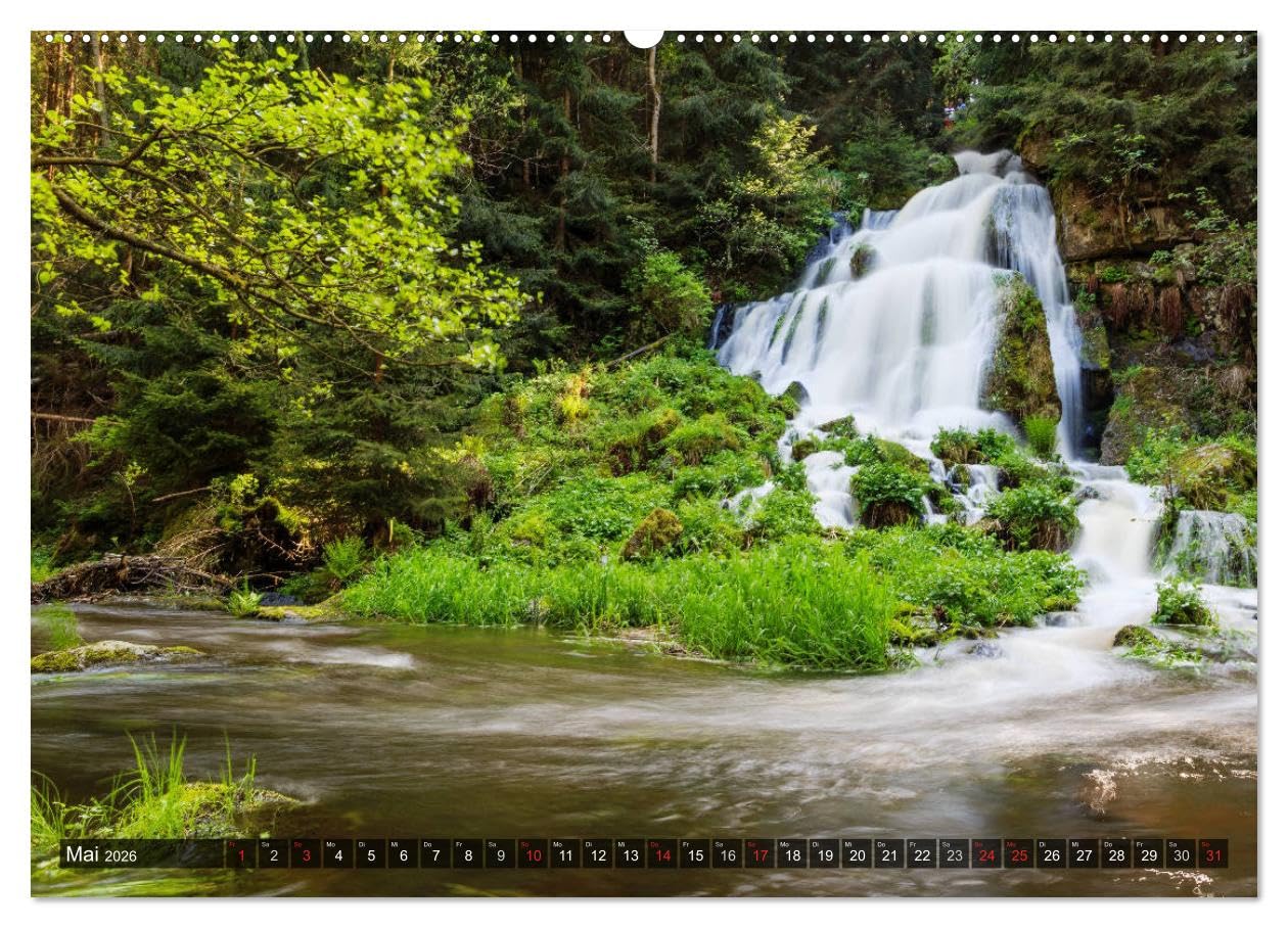 Zauberhaftes Fichtelgebirge (hochwertiger Premium Wandkalender 2026 DIN A2 quer), Kunstdruck in Hochglanz: Die schönsten Plätze im Fichtelgebirge (CALVENDO Orte)