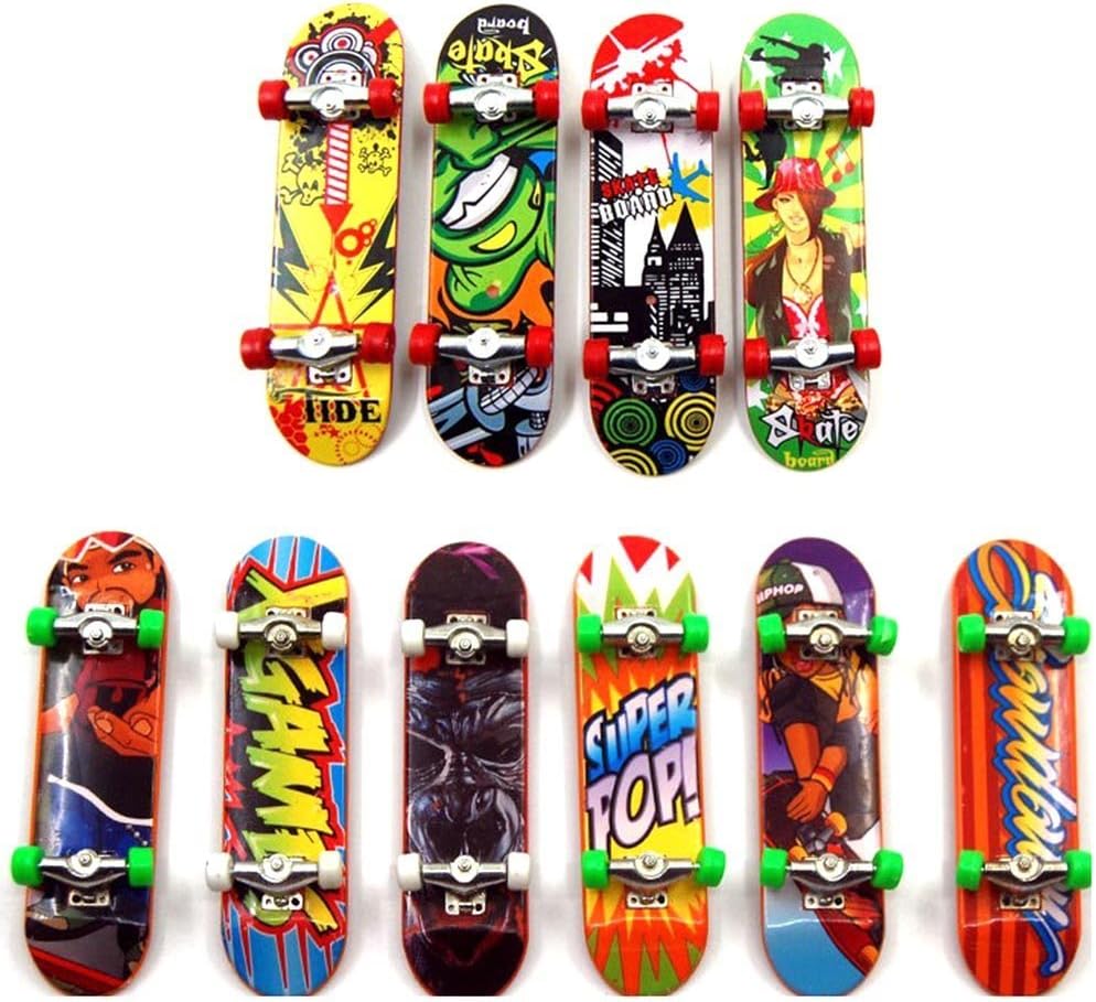 Mini Skateboard Toy Deck Truck Finger Board Skate Park Boy Kid Children Gift Random 4pcs