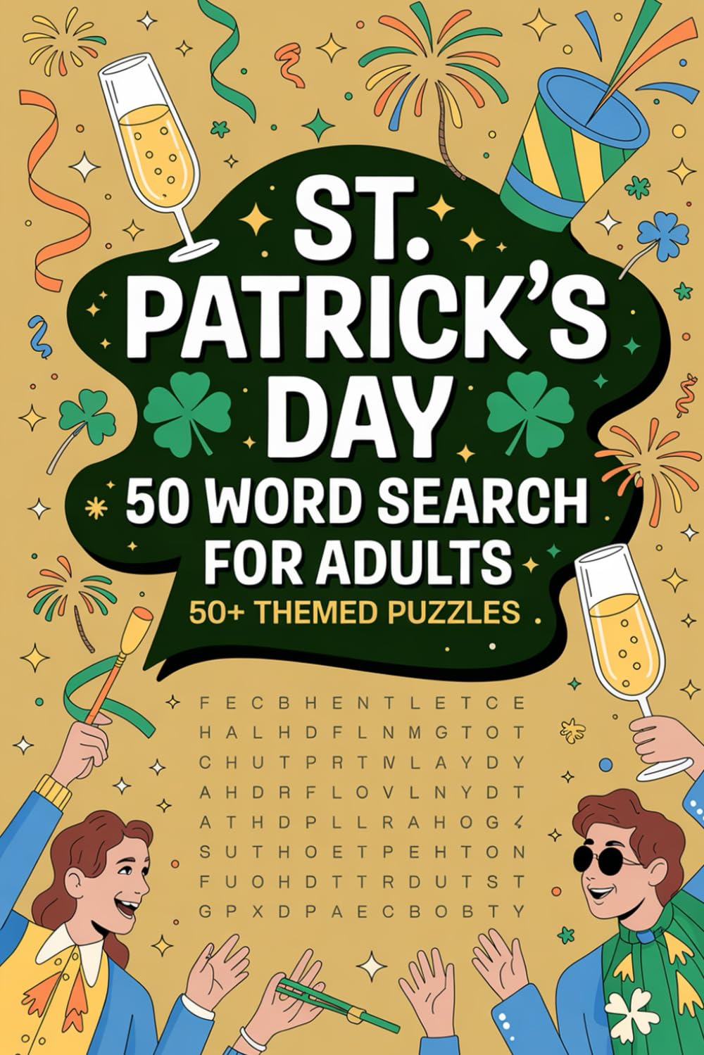 St. Patrick's Day 50 Word Search for Adults: 50+ Themed Puzzles: Curated Puzzle Experience Book