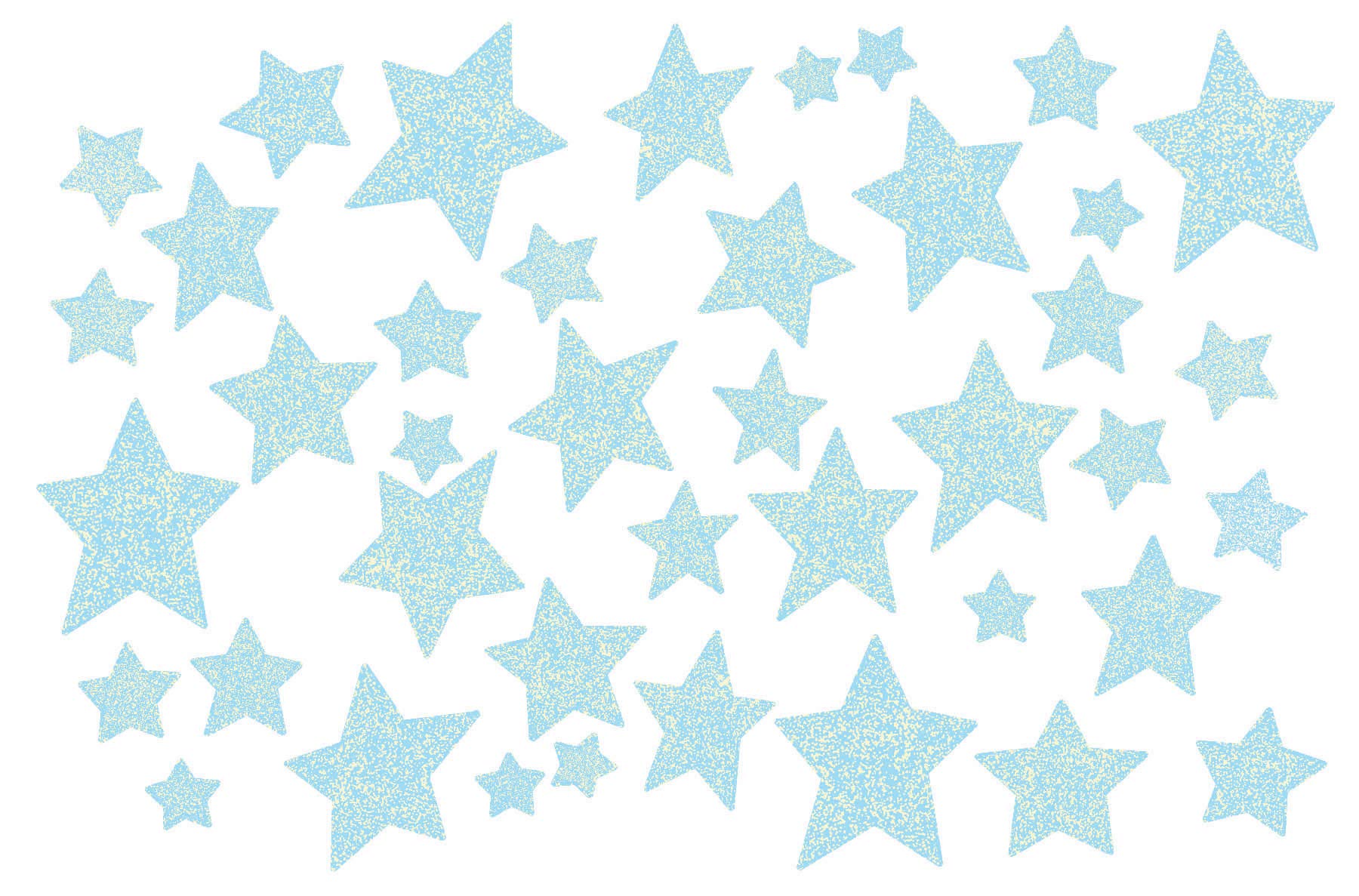 WallPops WPK3021 Star Struck Glow in the Dark Wall Art Kit, Blue