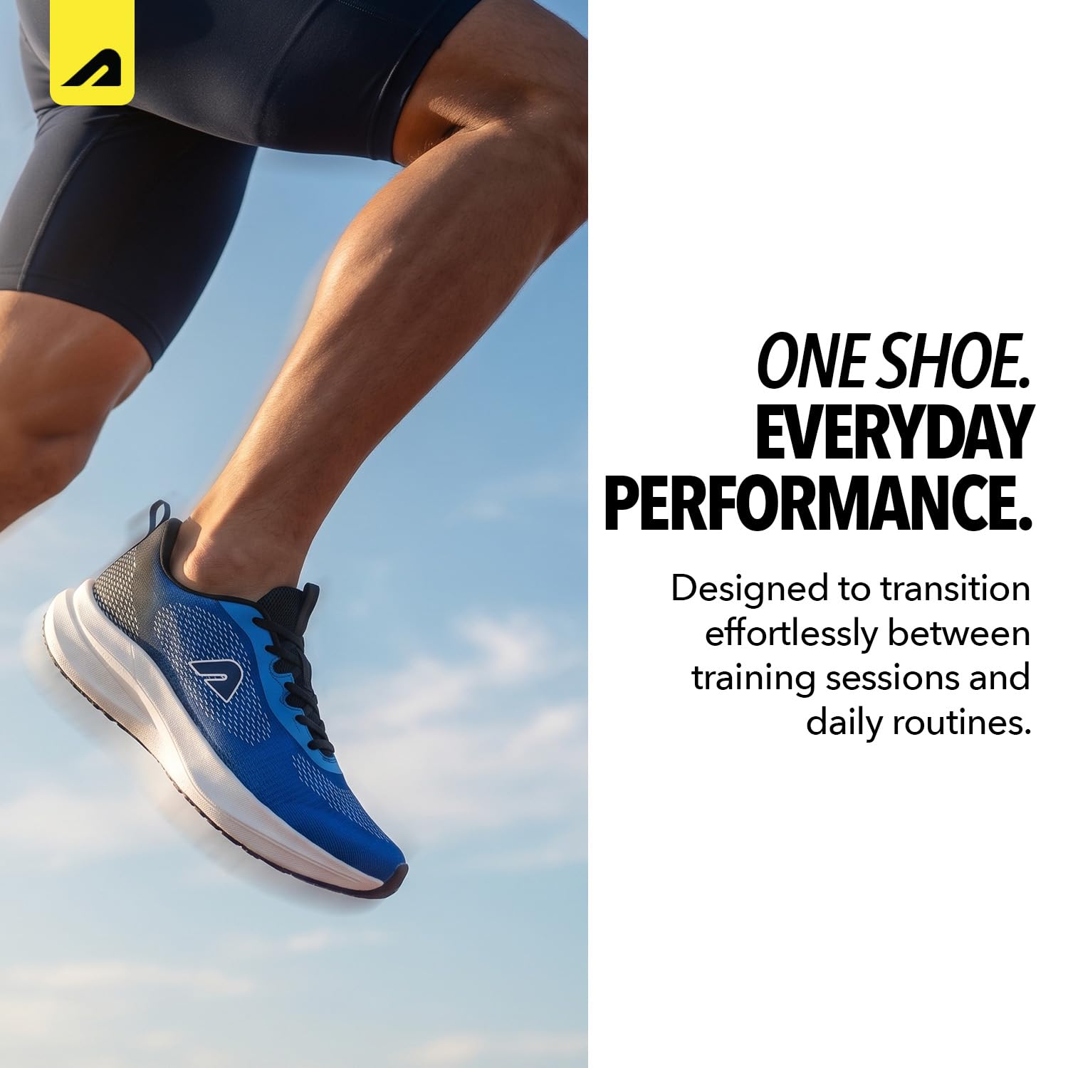 Boldfit Scarpe da corsa da uomo, scarpe sportive da uomo, antiscivolo, con suola morbida, presa extra, scarpe da corsa, jogging, scarpe da ginnastica regolari per uomo, ragazzi e uomini, nero-bianco,