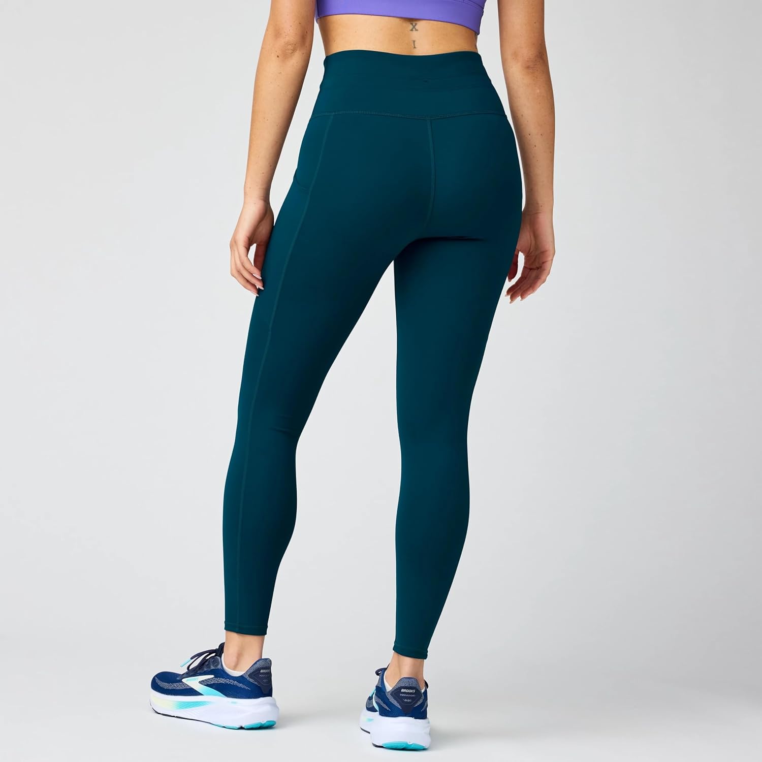 Brooks Women's Luxe Tight, High-Rise Running Leggings, Drop-in Pockets,& Buttery-Smooth Fabric for All-Day Comfort - Image 2