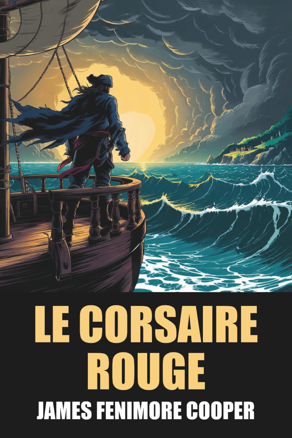 Le Corsaire rouge de James Fenimore Cooper - Édition Originale et Intégrale avec biographie de l'auteur