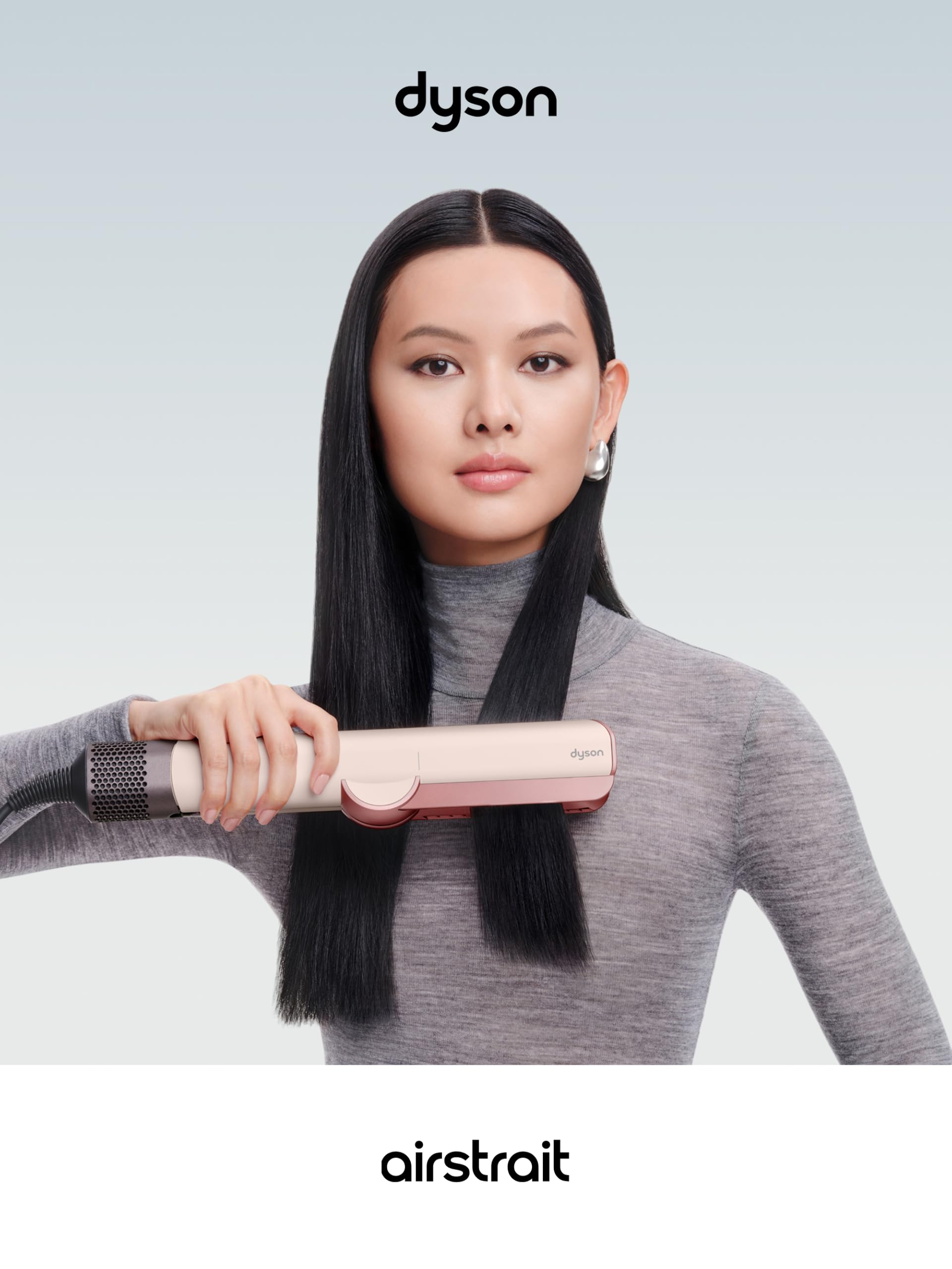 Dyson Airstrait Glätteisen mit Luft & Föhn 2in1 - Ceramic Pink/Rose Gold – Ansicht 2