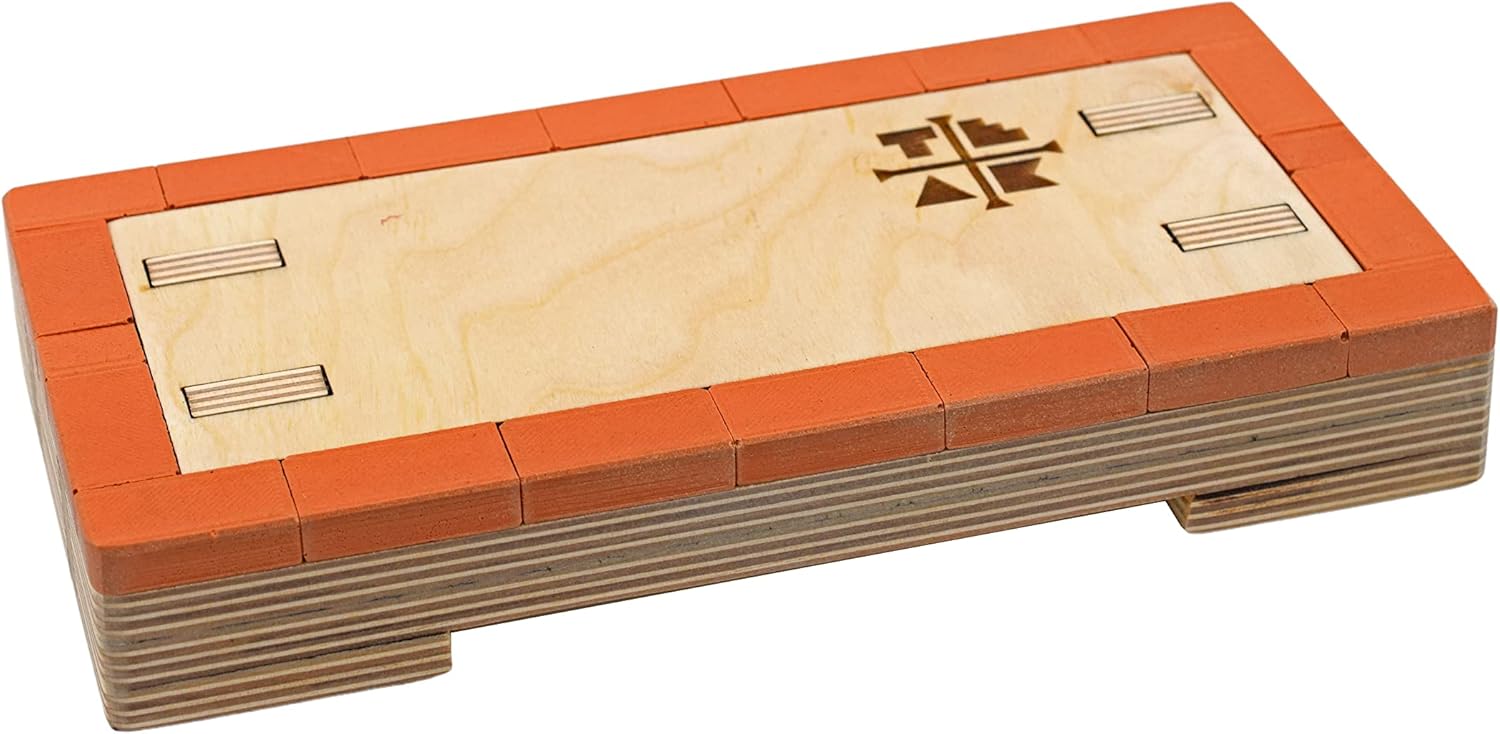 Teak Tuning Wooden Fingerboard Manual Pad with Brick Coping