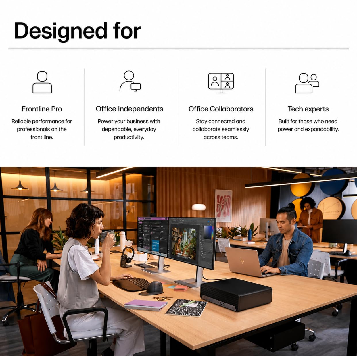 Amazon.co.jp: HP OmniDesk M03 Business 次世代 AI PC デスクトップ