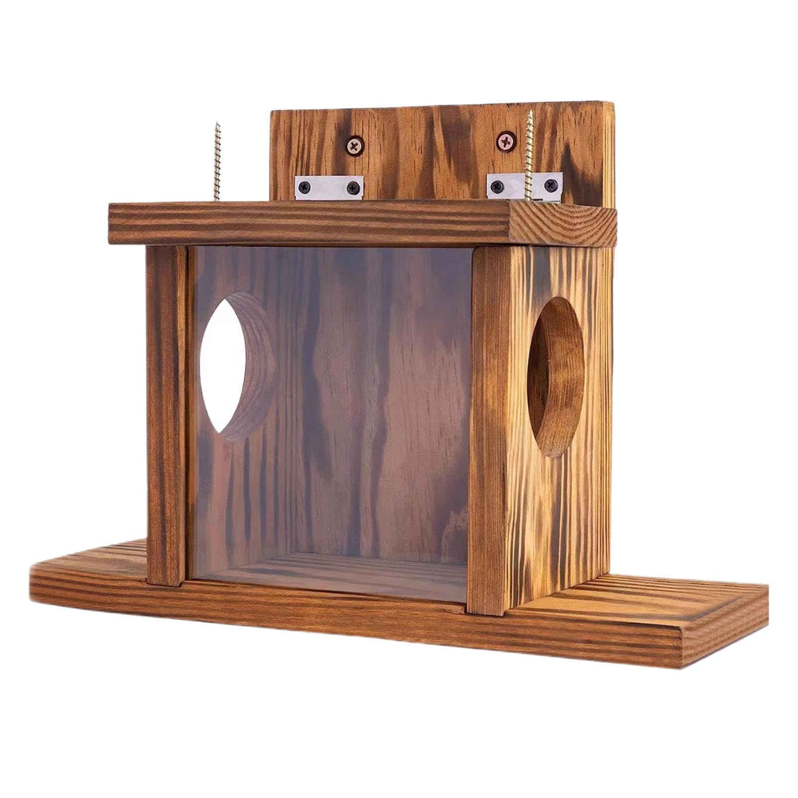 Eichhörnchen-Futterhäuschen für draußen,Eichhörnchen-Futterhaus - Chipmunk-Haus-Box,Streifenhörnchen-Futterstation, Streifenhörnchen-Futterhaus, Gartendekoration für draußen und Garten
