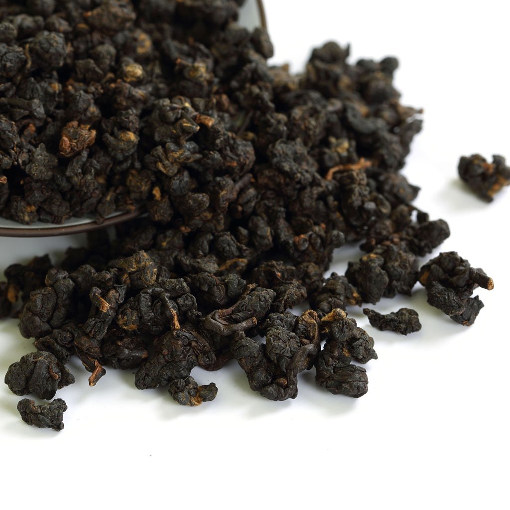 GOARTEA Taiwan Black Oolong Tee - 60pcs 8g Premium Grade - Taiwan Guifei Honey Flavour Black Tea - Schwarzer Oolong Tee - High Mountain Oolongtee - Easy Bags