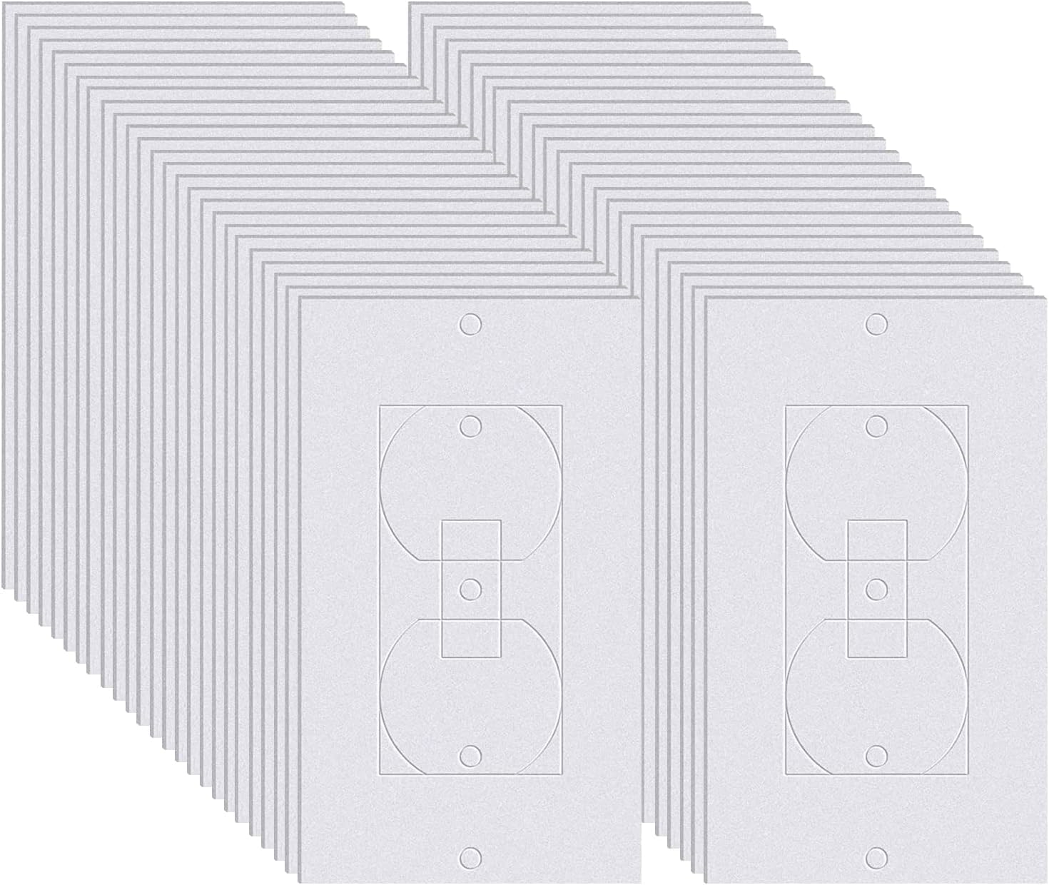 50 Pieces Wall Outlet Insulation Gaskets Wall Plate Insulation Gasket