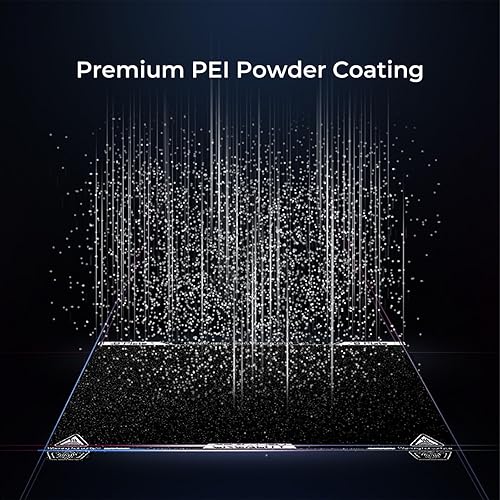 Miniatura 3 de Creality K1 Max Build Plate Kit de 12.402 x 12.205 in, plataforma de impresora 3D con superficie PEI esmerilada y adhesivo magnético suave para