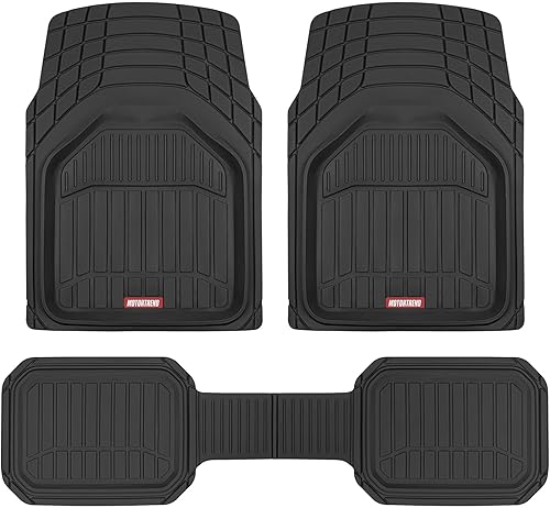 Miniatura 14 de Motor Trend FlexToughXL - Alfombrillas DeepDish para coches, juego completo de alfombrillas de goma para todo tipo de clima, alfombrillas