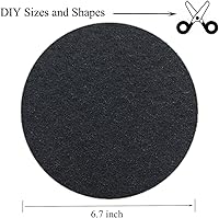 Vista 6 de 6.7inch Charcoal Filters for Kitchen Compost Bin Pail Replacement Filter Countertop Home Bucket Refill Sets, Round