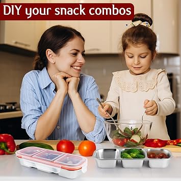 Pack of 3 snack boxes