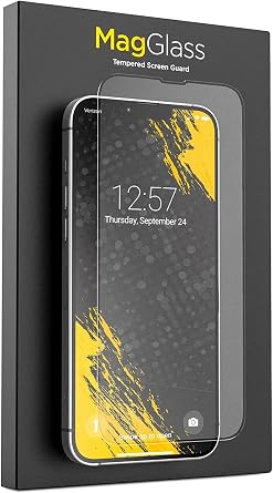 magglass Matte Screen Protector for iPhone 13 / iPhone 13 Pro Tempered Glass Full Coverage Anti-Glare Fingerprint/Smudge Proof Finish Case Compatible