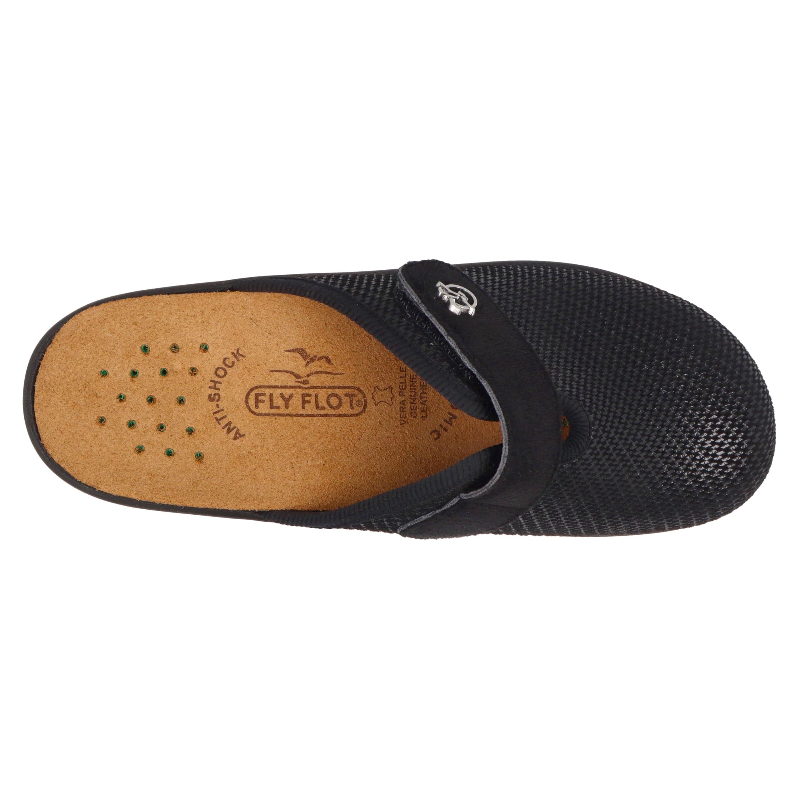 Fly Flot Ciabatta Donna In Microfibra Elasticizzata, Strappo Regolabile, Sottopiede In Pelle Estraibile, Suola 5cm CiabatteDonna