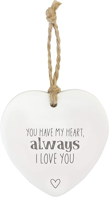Splosh Loving Hearts - Love - Sentimental Personalised Gifts, Inspirational Quotes, Stunning Hanging Heart, for Mum, Friendship Gifts and Gifts for Him and Her on Special Occasions