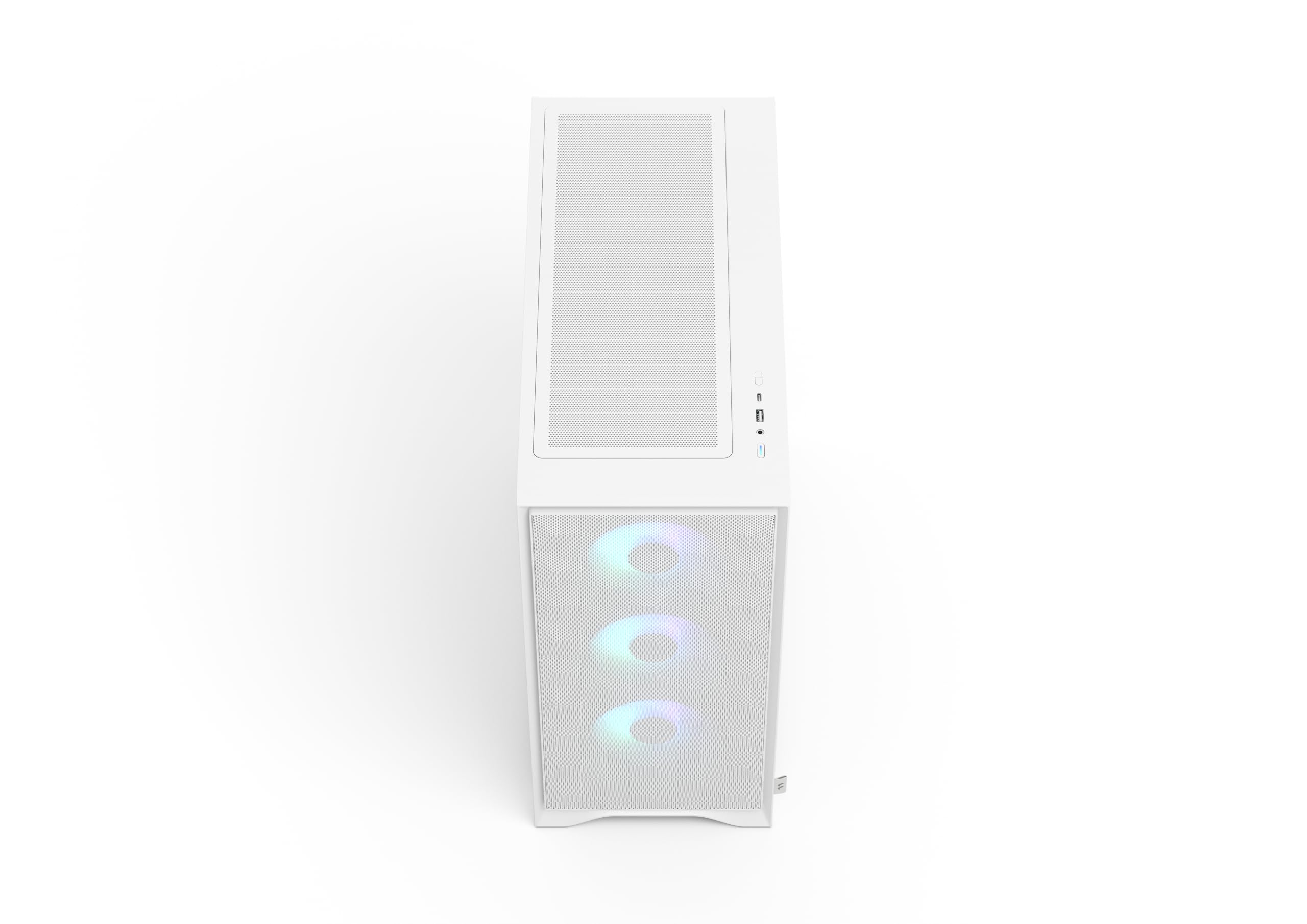 Fractal Design Pop 2 Air White RGB - Tempered Glass - Performance Airflow PC Gaming Case - Mesh Front Panel - Three 120 mm RGB Fans Included - Spacious Interior - ATX/mATX/ITX Motherboard Support