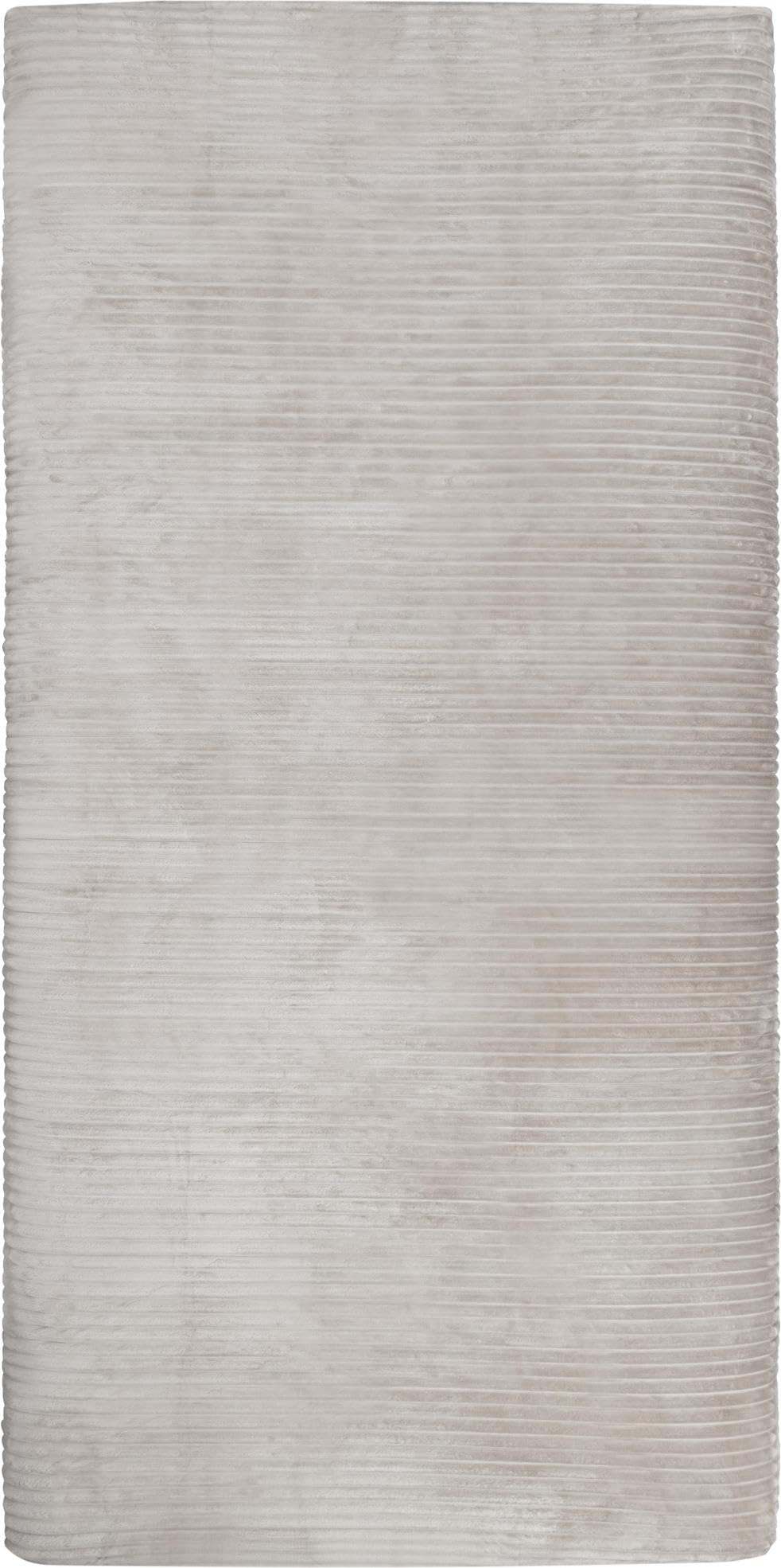 2er Set Spannbettlaken aus Streifen-Flanell in verschiedenen Größen für hohe Matratzen | 90-100 cm x 200 cm bis 200 cm x 200 cm Farbe Taupe Größe 90-100 cm × 200 cm