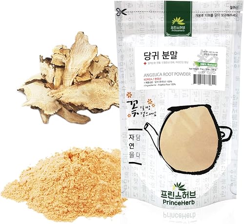 Polvo medicinal de hierbas coreanas Polvo de raíz de angélica 100% natural (4 onzas)