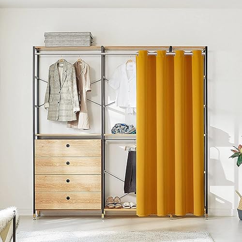 Miniatura 3 de ChrisDowa - Cortinas opacas de privacidad, con ojales, para puerta, dormitorio, armario, con aislamiento térmico, cortina separadora de ambientes, 1