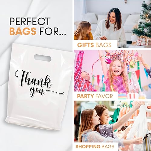 Miniatura 7 de Bolsas de tienda de mercancías de agradecimiento, diferentes tamaños de 9 x 12 pulgadas, 12 x 15 pulgadas, 15 x 18 pulgadas y 1.25 mil. Paquetes de