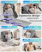 Vista 4 de Electric Bed Lifting to Get Up - Bed Assistant to Get Out of Beds, Adjustable Beds Rest Help The Elderly Patients Gets Up Easily, Load Max 330 lbs