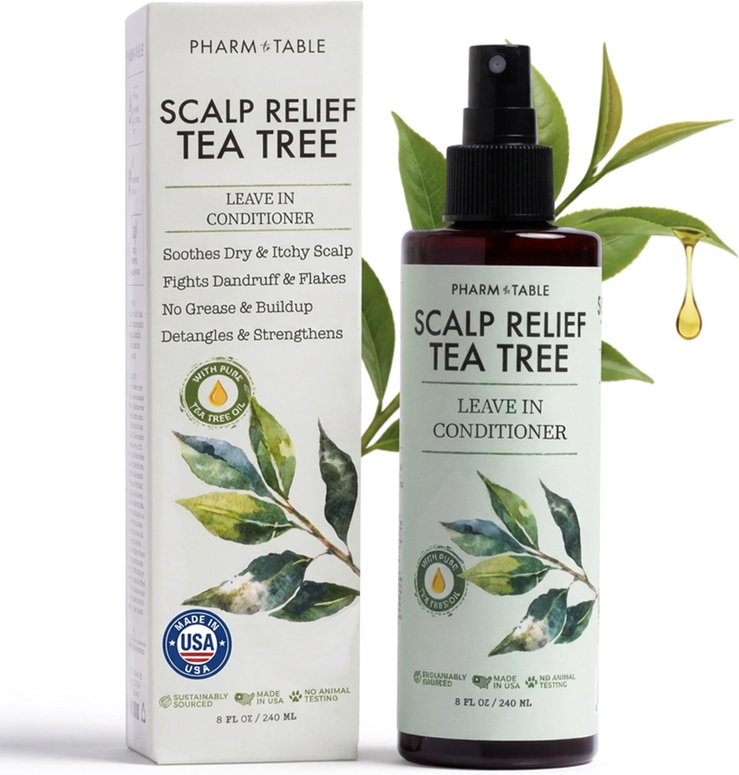 PHARM TO TABLE (Tea Tree Leave-in) - Scalp Relief Tea Tree Leave-in 240ml