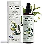 Leave In Conditioner Spray - Tea Tree Scalp Treatment - Anti-Dandruff and Dry & Itchy Scalp Treatment, Hydrating & Medicated Formula for Psoriasis and Scalp Care - Detangles & Nourishes Hair.
