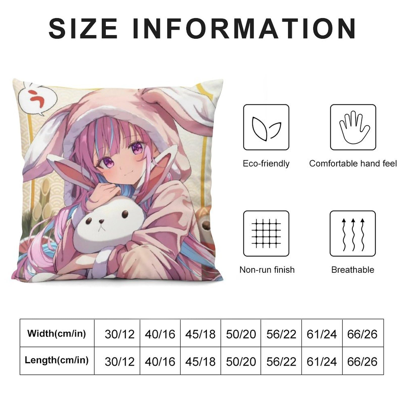Amazon.co.jp: 湊あくあ (48) クッションカバー ぬいぐるみ スロー