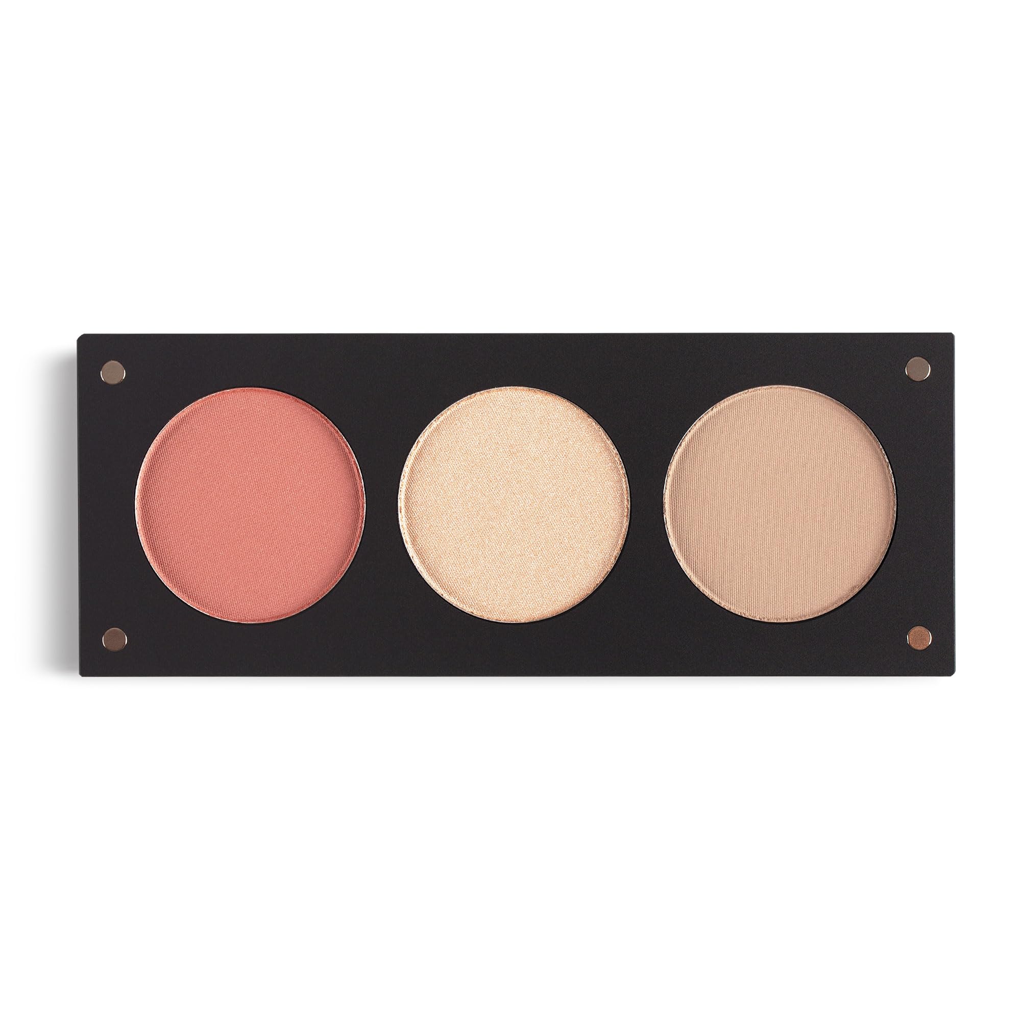 INGLOT COSMETICS HOT STUFF Face Palette per pelli di tono chiaro a medio 3 in 1, abbronzante, fard e illuminante, finitura naturale e radiante, consistenza setosa, formula morbida e uniforme, 7 g