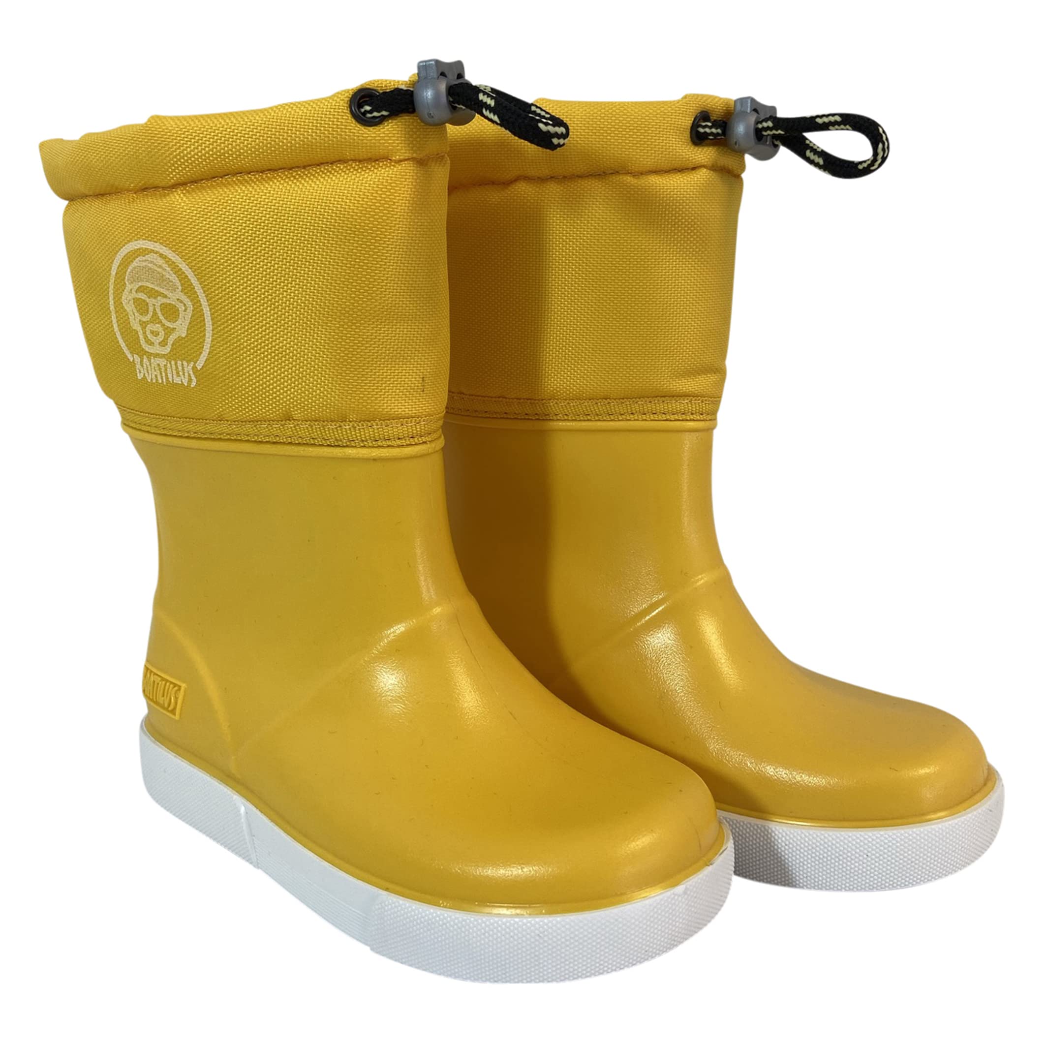 BOATILUS Umweltfreundlich gefütterte Stiefel PENGUY-B Unisex für Kinder, Regenstiefel, warmes Futter