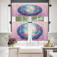 Vista 164 de Cenefas de cocina modernas con patrón de cobre marrón dorado para ventanas, cenefas opacas abstractas de marcas de arañazos y cortinas opacas