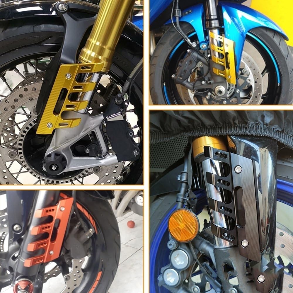 Parafango moto Protezione parafango anteriore per motocicletta, cursori CBR250RR CBR400RR CBR600RR CBR1000RR VFR750 VFR800 VFR1200(Blu)