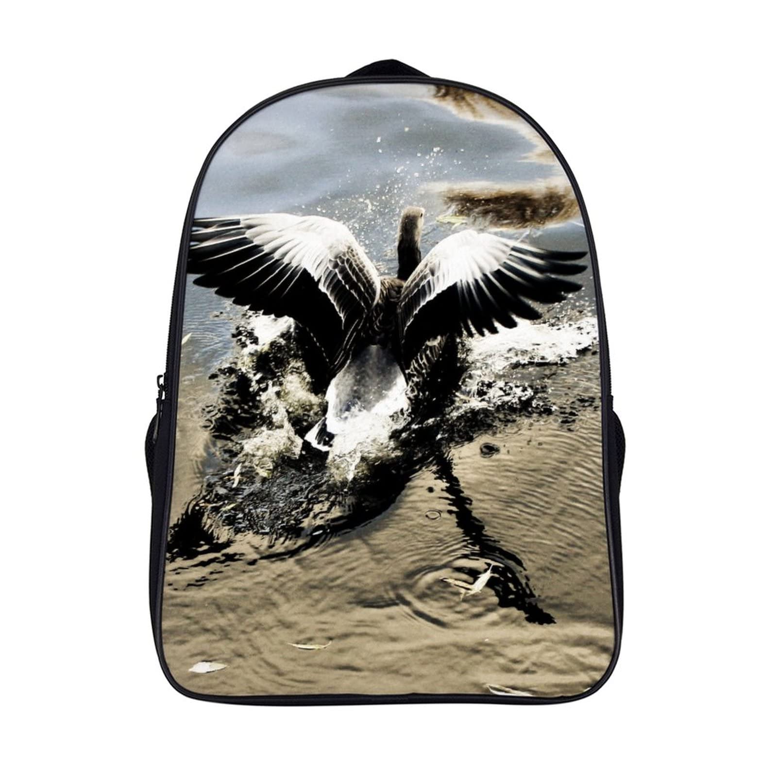 Mochila de moda transpirable de aves con relieve visual para uso diario 7