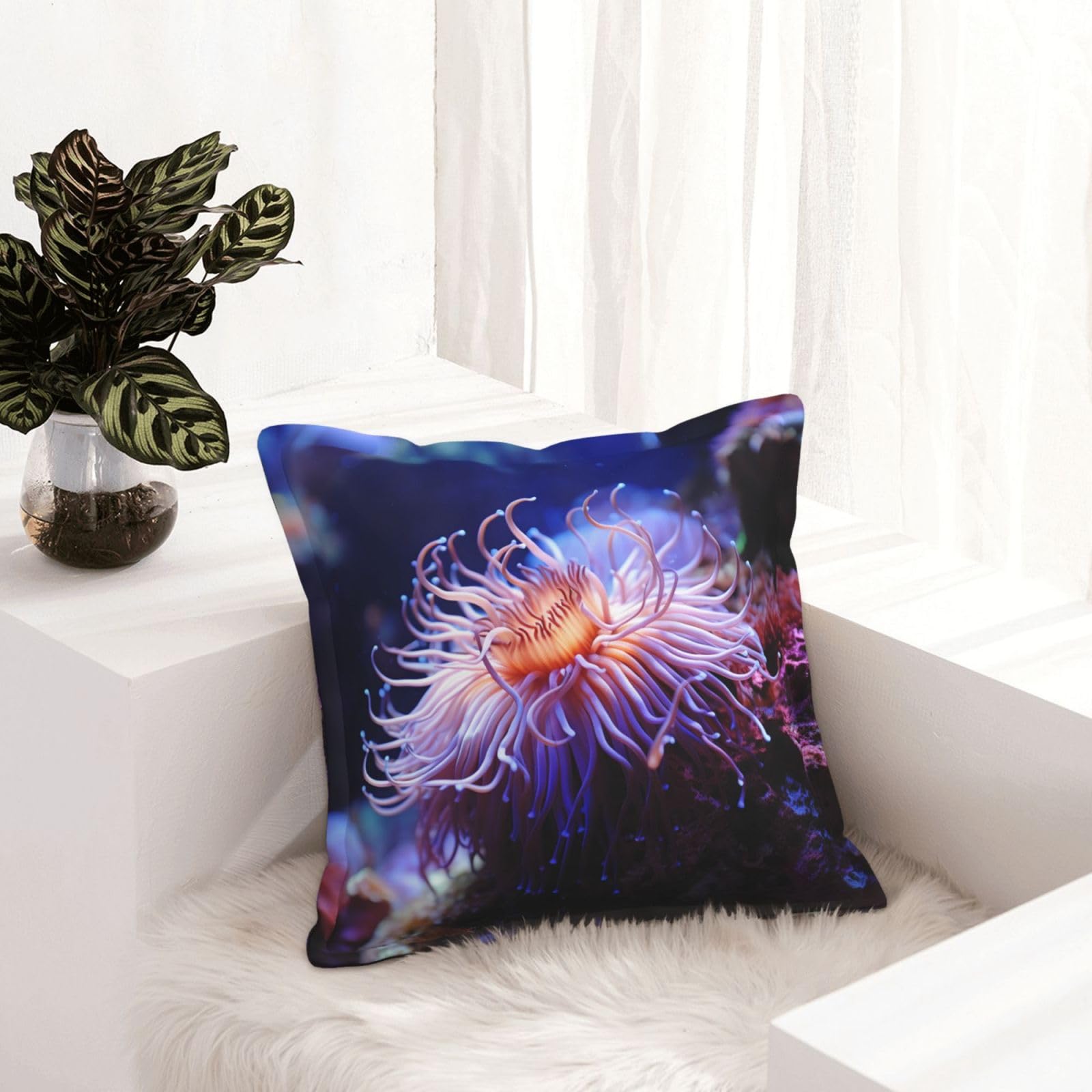 Housses de coussin similicuir 45,7x45,7 cm modernes pour salon