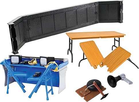 Commentators Corner Playset for Wrestling Figures