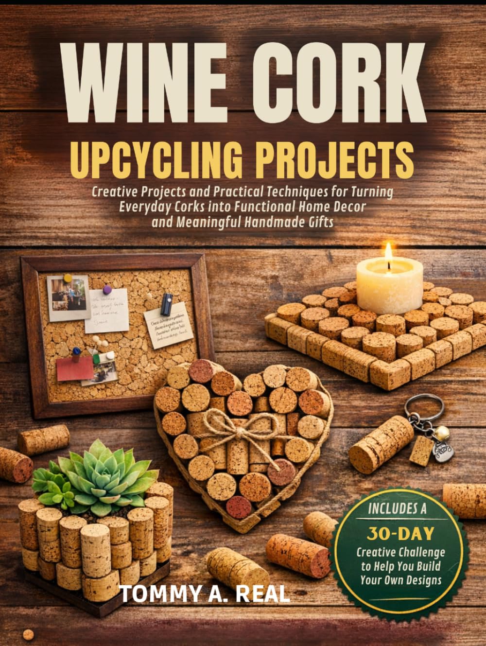 WINE CORK UPCYCLING PROJECTS: Creative Projects and Practical Techniques for Turning Everyday Corks into Functional Home Decor and Meaningful Handmade Gifts