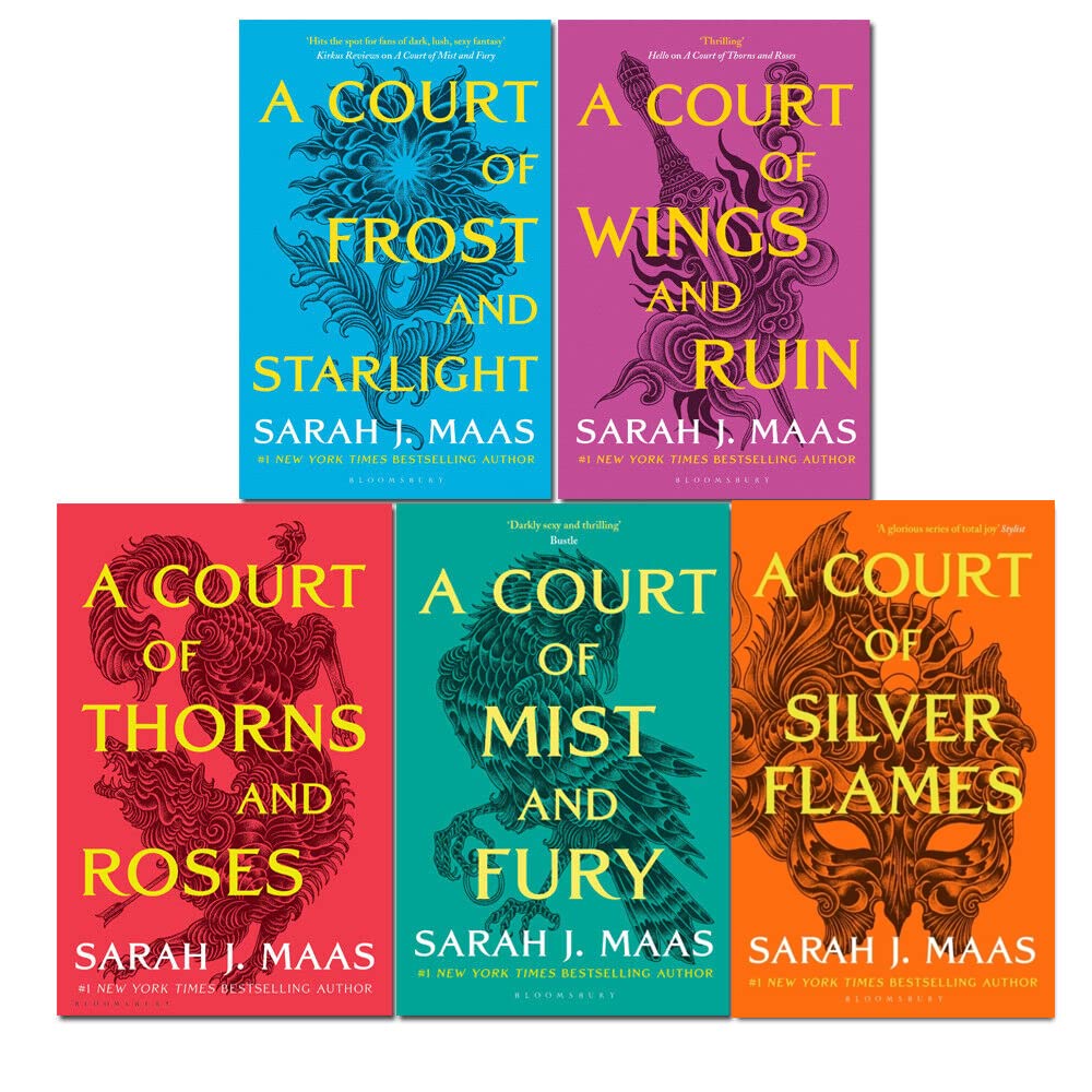 A Court of Thorns and Roses Series 5 Books Collection Set by Sarah