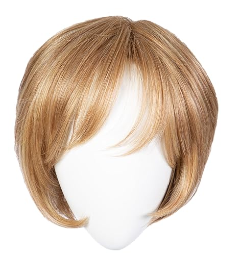 Raquel Welch Born to Shine - Peluca corta asimétrica lista para usar por Hairuwear, tamaño promedio de la gorra, RL1425 miel jengibre